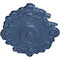 Ekena Millwork Strasbourg Ceiling Medallion, Hand-Painted Americana, 30 1/2"W x 20"H x 1 1/2"P CM30SGAMF - alternate 3